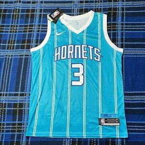 NWT Nike-Style REPLICA Terry Rozier Charlotte Hornets Swingman Jersey - Size L